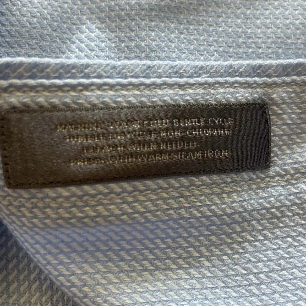 Daniel Cremieux Signature Richard Shirt Men's 16.5/35 Light Blue 100% Cotton - Picture 10 of 12